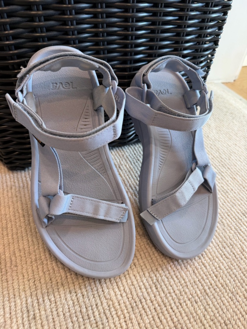 Teva Women's Lt Blue Platform Sport Sandals